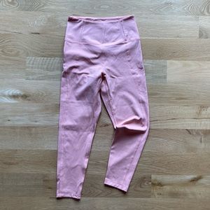 Girlfriend Collective Leggings S Peach EUC 7/8 Length